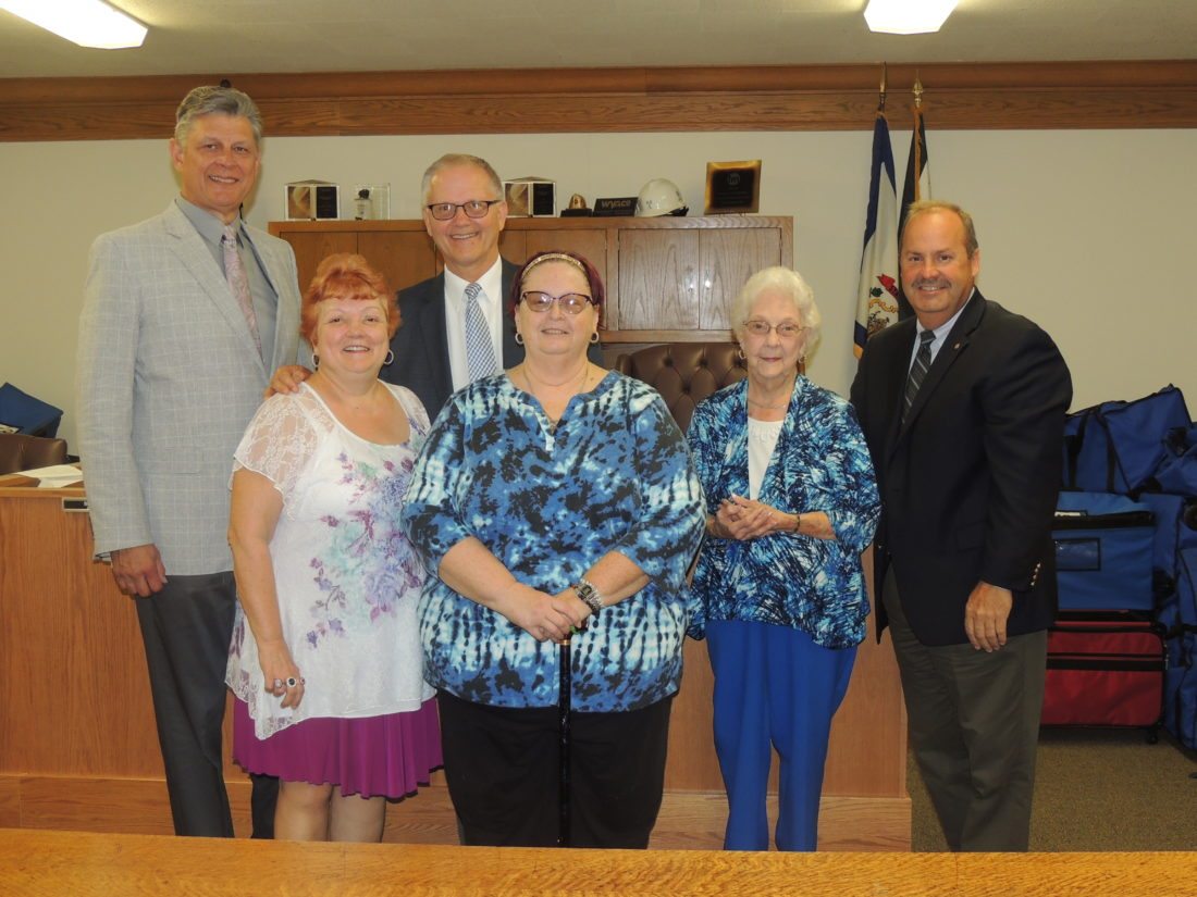 Marshall County Commissioners Honor Retired School Employees in